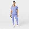 WINK Scrubs for Women, W123, Comfort Waist Cargo Joggers Pants with 8 Pockets(Ceil Blue)