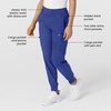 WINK Scrubs for Women, W123, Comfort Waist Cargo Joggers Pants with 8 Pockets(Galaxy Blue)