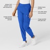 WINK Scrubs for Women, W123, Comfort Waist Cargo Joggers Pants with 8 Pockets(Royal)