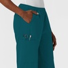 Wink NURTUR Women’s Straight Leg Cargo Scrub Pant, Caribbean, XL PET