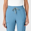 Wink Renew Women’s High Waist Slim Leg Scrub Pant(Bay Blue)