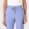 Wink Renew Women’s High Waist Slim Leg Scrub Pant(Ceil Blue)