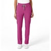 Wink Renew Women’s High Waist Slim Leg Scrub Pant(Raspberry)