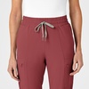 Wink Renew Women’s High Waist Slim Leg Scrub Pant(Ruby)