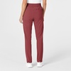Wink Renew Women’s High Waist Slim Leg Scrub Pant(Ruby)