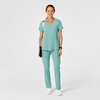 Wink Renew Women’s High Waist Slim Leg Scrub Pant(Turquoise)