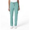 Wink Renew Women’s High Waist Slim Leg Scrub Pant(Turquoise)