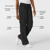 Wink Scrubs for Women, Boundless, Classic Wide Leg Cargo Pants with Full Drawstring and 8 Pockets(Black)