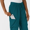 Wink Scrubs for Women, Boundless, Classic Wide Leg Cargo Pants with Full Drawstring and 8 Pockets(Caribbean)