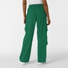 Wink Scrubs for Women, Boundless, Classic Wide Leg Cargo Pants with Full Drawstring and 8 Pockets(Hunter)