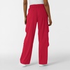 Wink Scrubs for Women, Boundless, Classic Wide Leg Cargo Pants with Full Drawstring and 8 Pockets(Red)