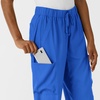Wink Scrubs for Women, Boundless, Classic Wide Leg Cargo Pants with Full Drawstring and 8 Pockets(Royal)