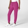 Wink Women’s Women’s Jogger Utility Scrub Pant(Raspberry)