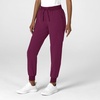Wink Women’s Women’s Jogger Utility Scrub Pant(Wine)