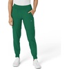 WINK Scrubs for Women, W123, Comfort Waist Cargo Joggers Pants with 8 Pockets(Hunter)
