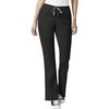Wink Womens Moderate Flare Cargo Pant(Black)