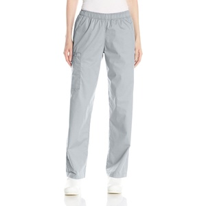 WINK Origins Quebec -Women’s Full Elastic Cargo Scrub Pant(Grey)