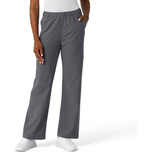 Wink NURTUR Women’s Straight Leg Cargo Scrub Pant, Pewter, M