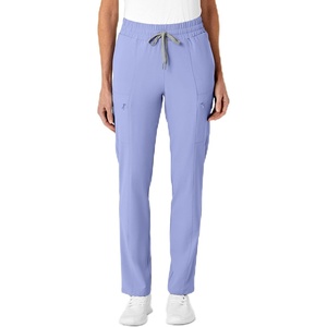 Wink Renew Women’s High Waist Slim Leg Scrub Pant(Ceil Blue)