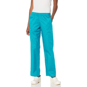Wink Scrubs for Women, Boundless, Classic Wide Leg Cargo Pants with Full Drawstring and 8 Pockets(Teal Blue)