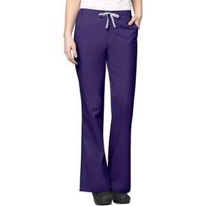 Wink WonderWORK Women’s Flare Leg Scrub Pant, Grape, XL