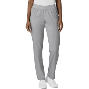 WonderWink Women’s Knit Waist Cargo Scrub Pant(Grey)