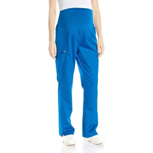 WonderWink Women’s Wonderwork Scrubs for Maternity Cargo Scrub Pants(Royal)