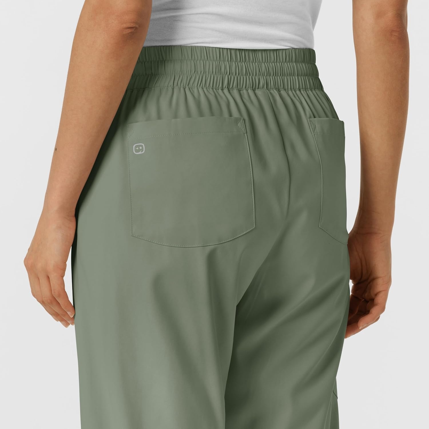 image:imageWINK Scrubs for Women Boundless Bootcut Pants with Drawstring and 6 PocketsSage