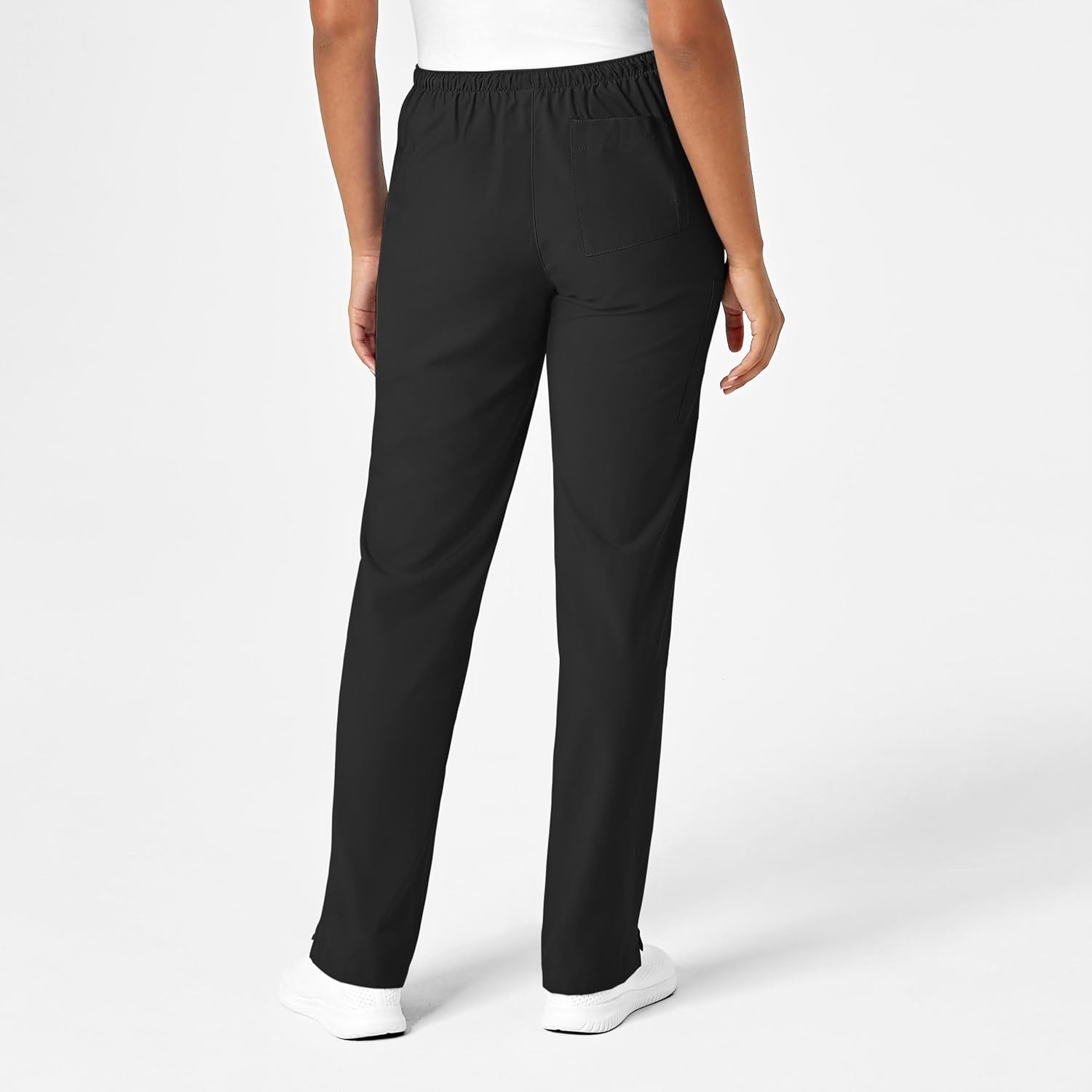 image:imageWINK W123 Womens Drawstring Scrub PantBlack