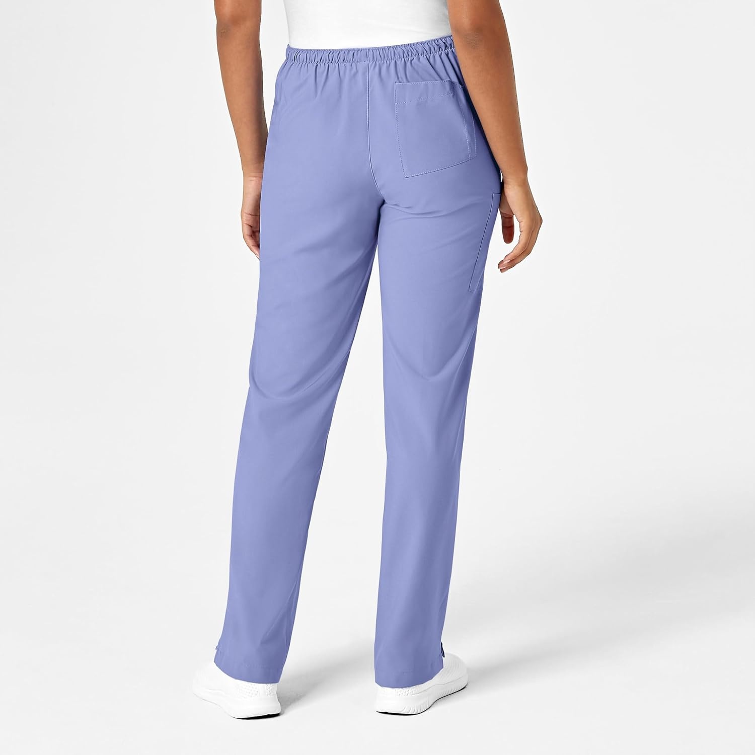image:imageWINK W123 Womens Drawstring Scrub PantCeil Blue