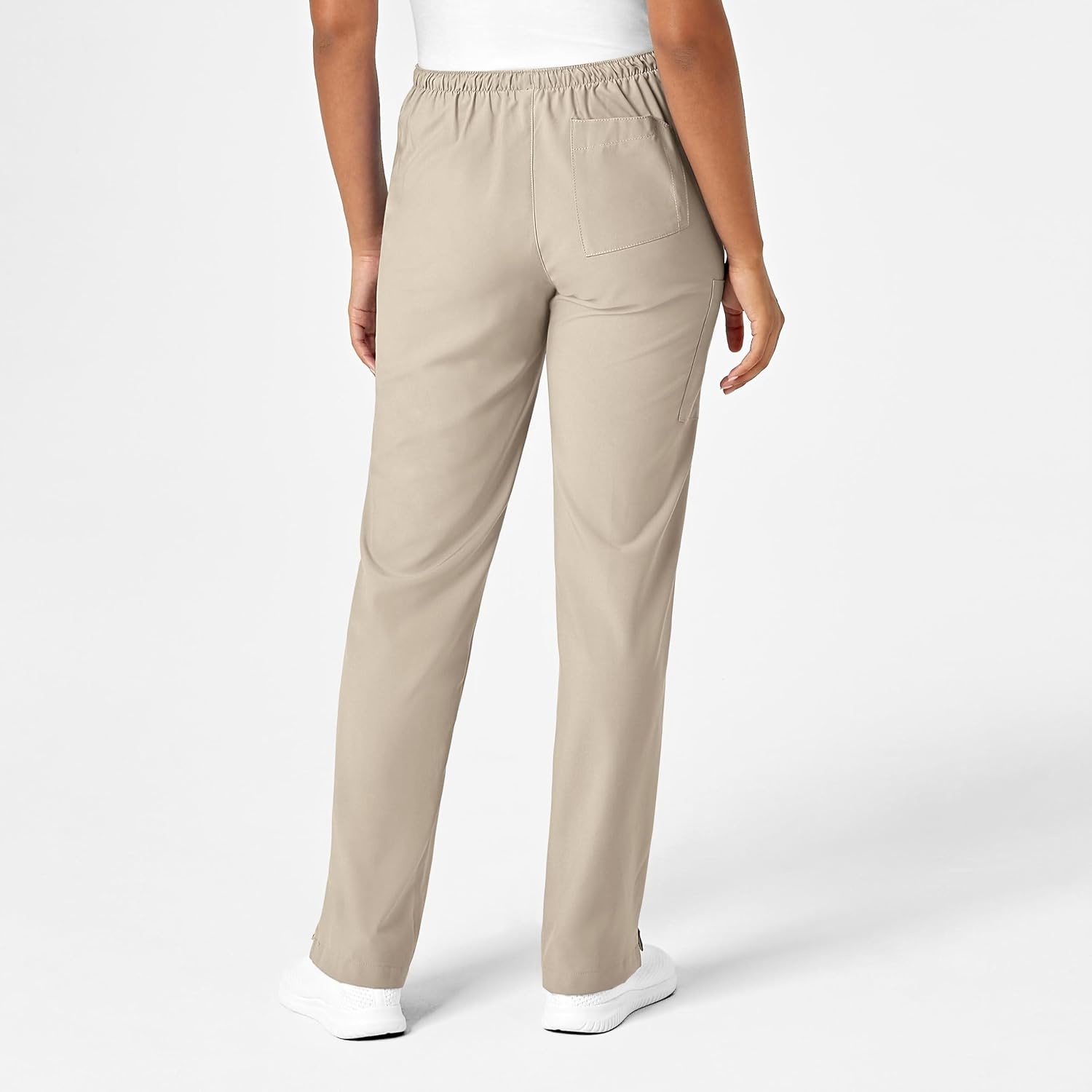 image:imageWINK W123 Womens Drawstring Scrub PantKhaki