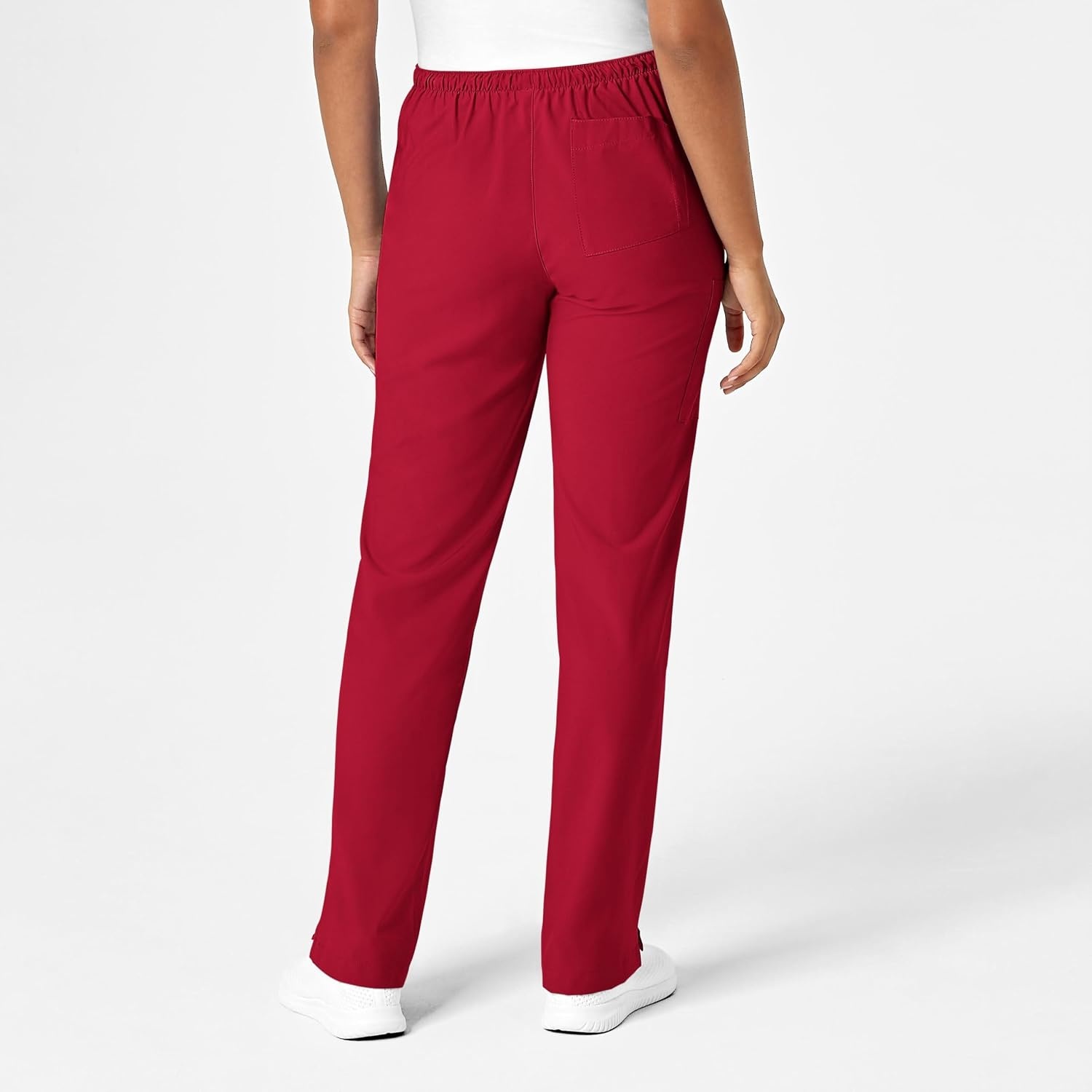 image:imageWINK W123 Womens Drawstring Scrub PantRed
