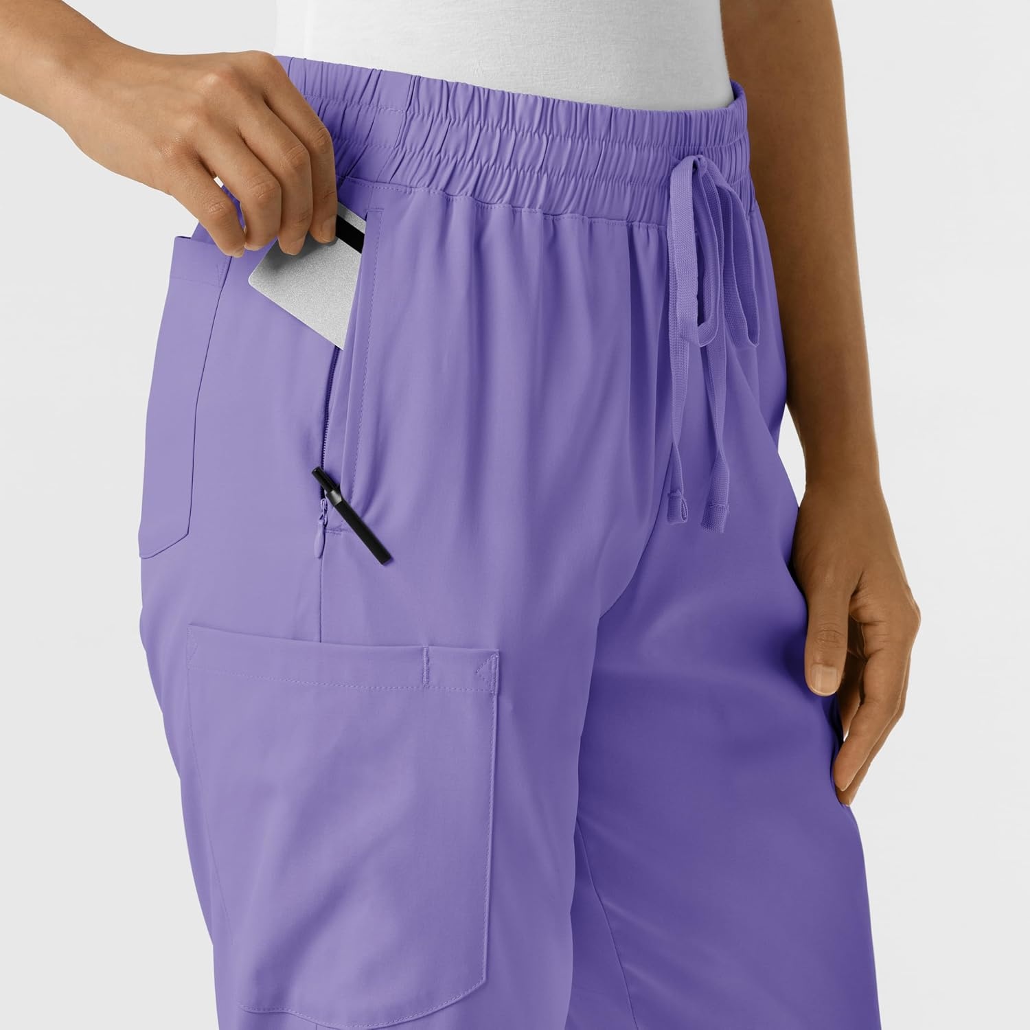 image:imageWink Boundless Womens Bootcut Scrub PantIris Purple