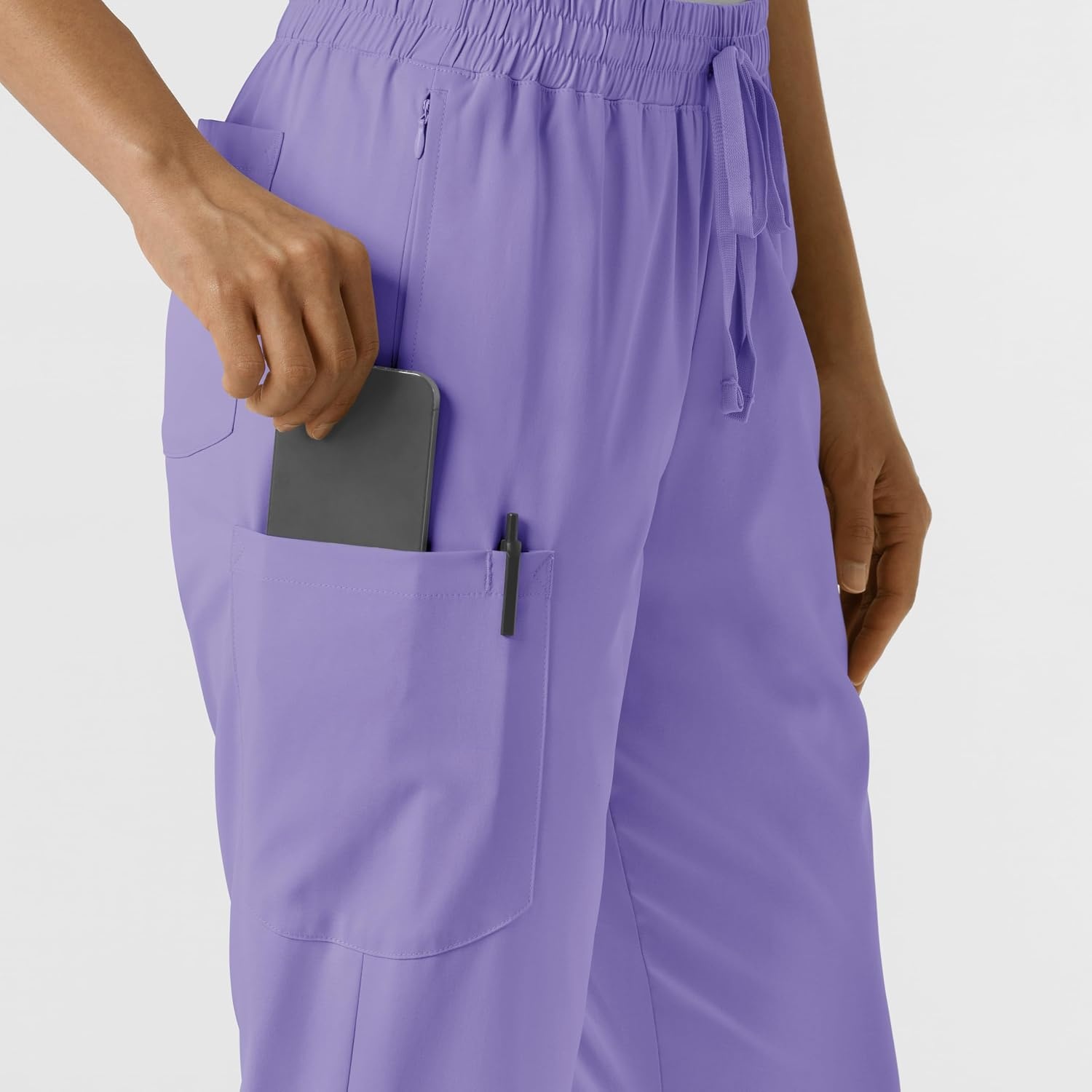 image:imageWink Boundless Womens Bootcut Scrub PantIris Purple