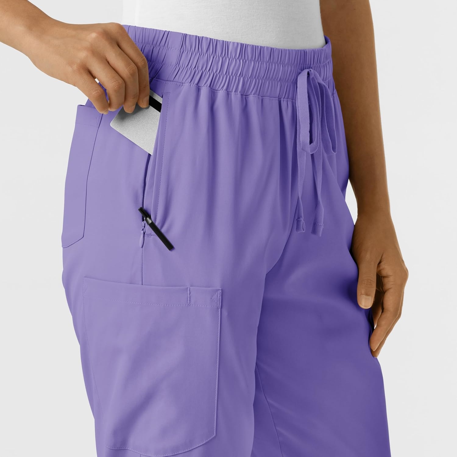 image:imageWink Boundless Womens Bootcut Scrub PantIris Purple