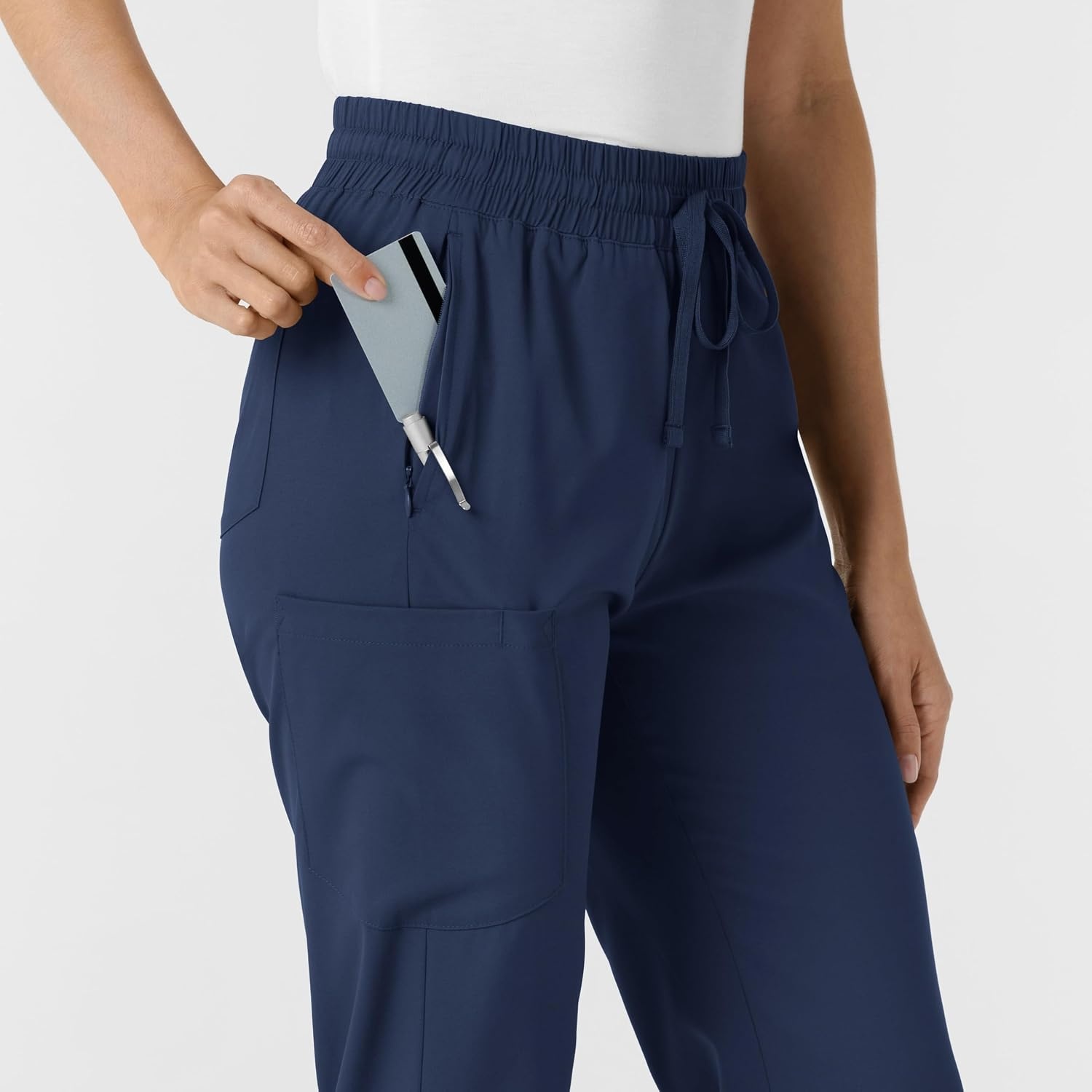 image:imageWink Boundless Womens Bootcut Scrub PantNavy