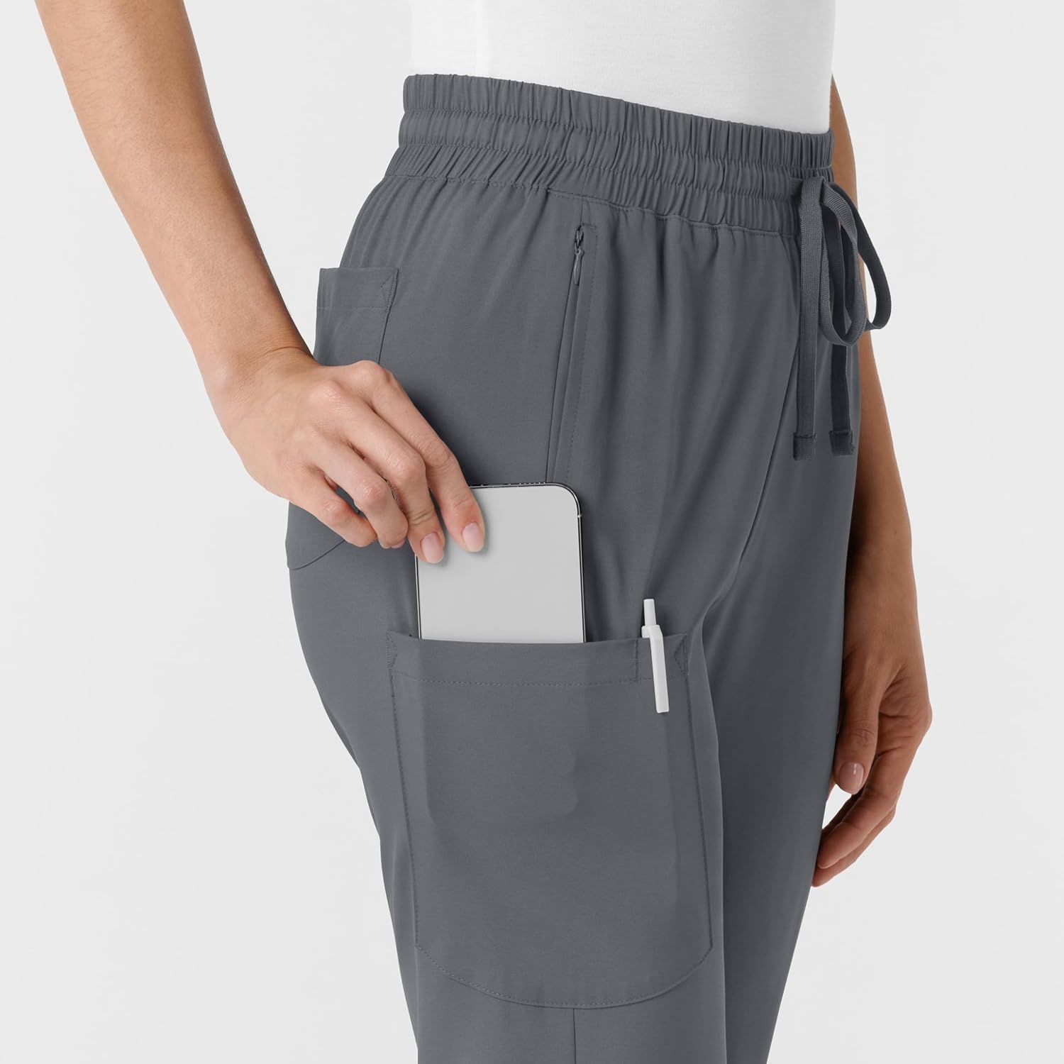 image:imageWink Boundless Womens Bootcut Scrub PantPewter
