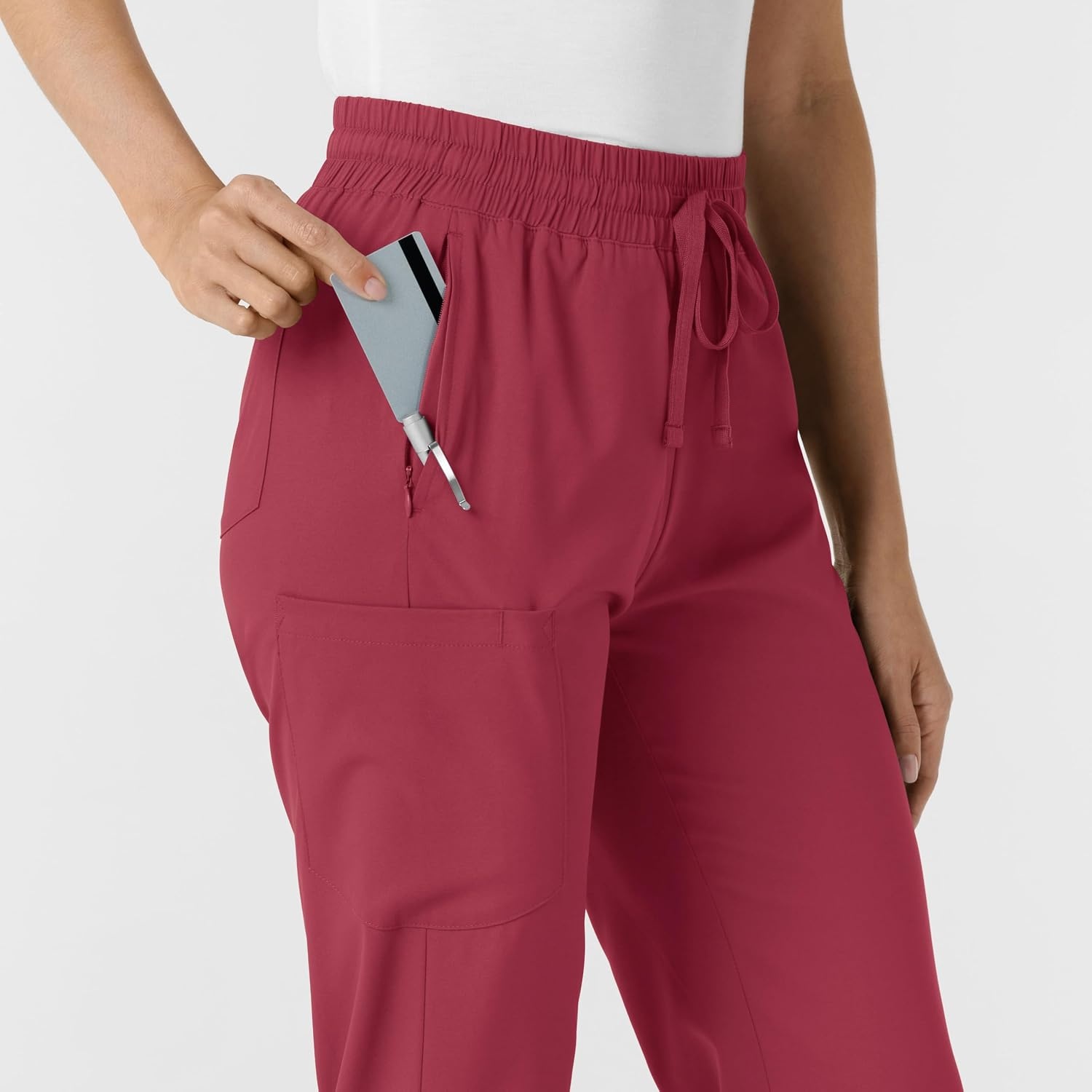 image:imageWink Boundless Womens Bootcut Scrub PantRuby