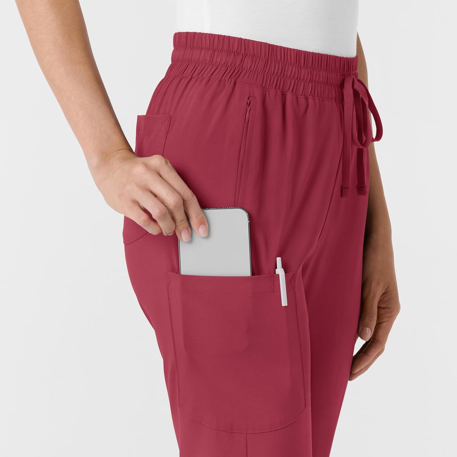 image:imageWink Boundless Womens Bootcut Scrub PantRuby