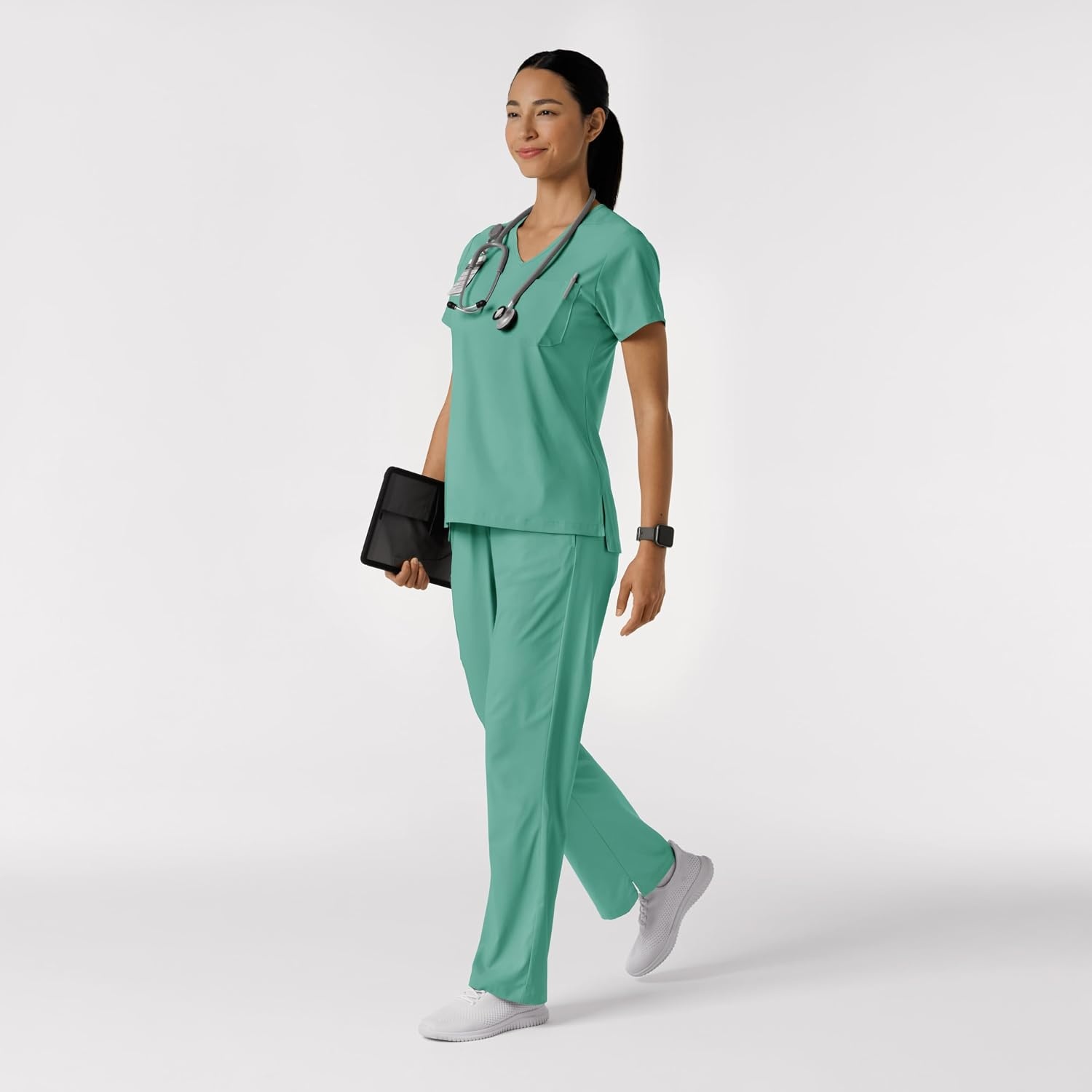 image:imageWink Boundless Womens Bootcut Scrub PantTurquoise