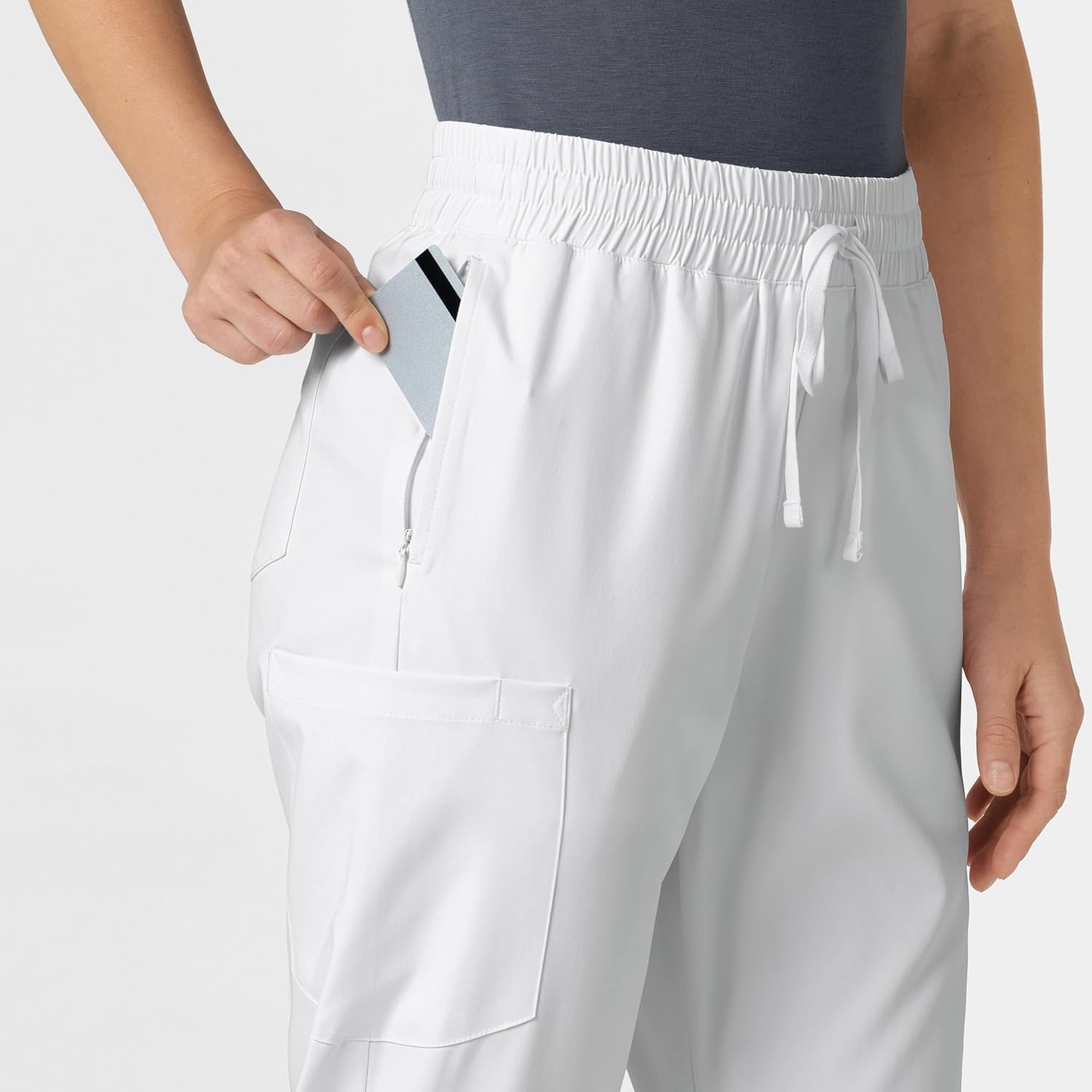 image:imageWink Boundless Womens Bootcut Scrub PantWhite