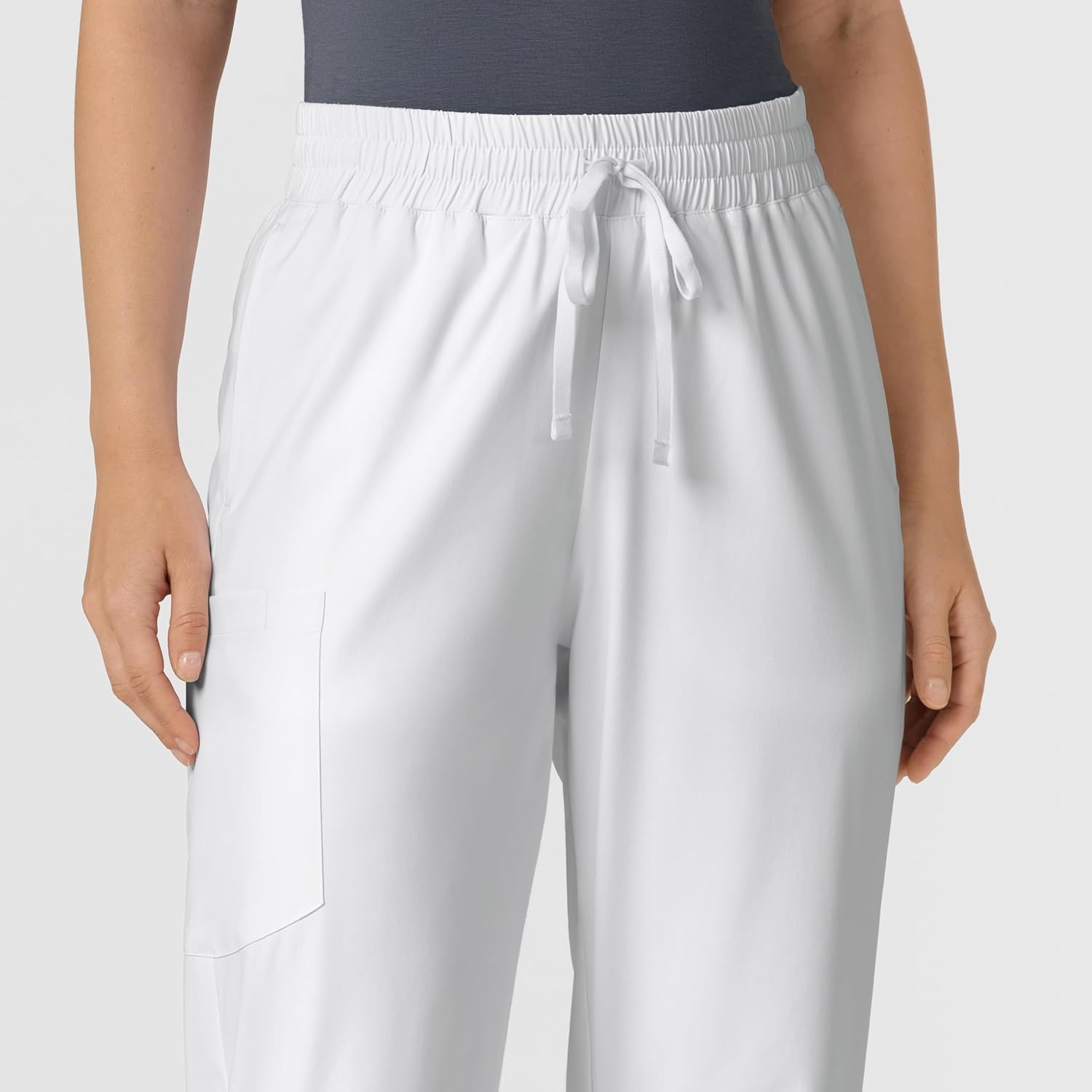 image:imageWink Boundless Womens Bootcut Scrub PantWhite