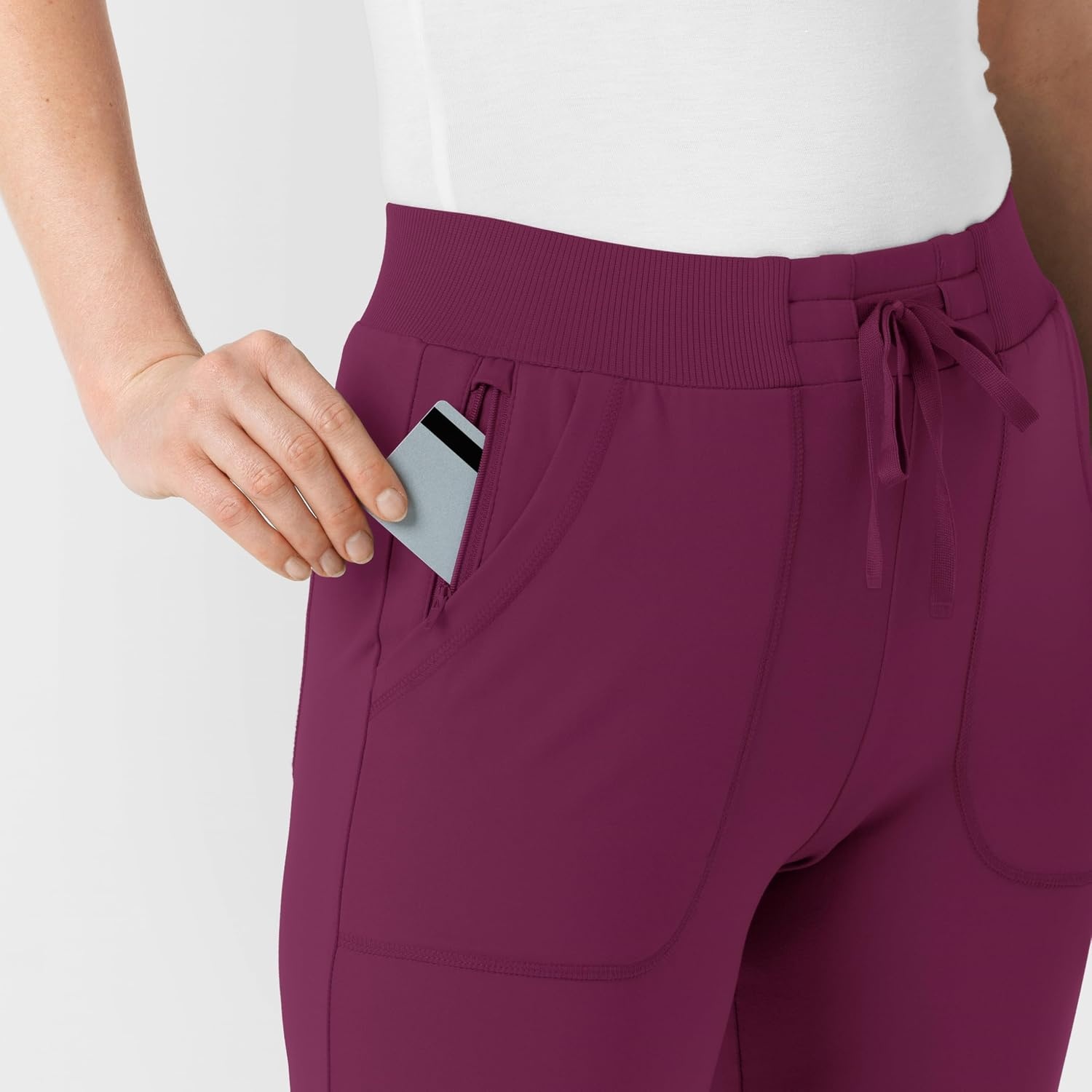 image:imageWink Boundless Womens Bootcut Scrub PantWine