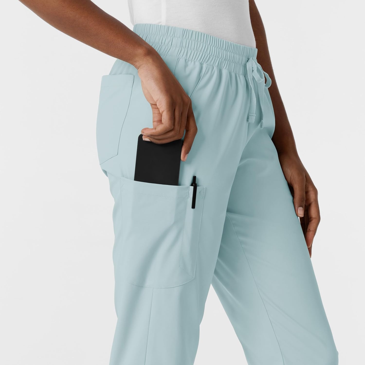 image:imageWink Boundless Womens Jogger Scrub PantSky Blue