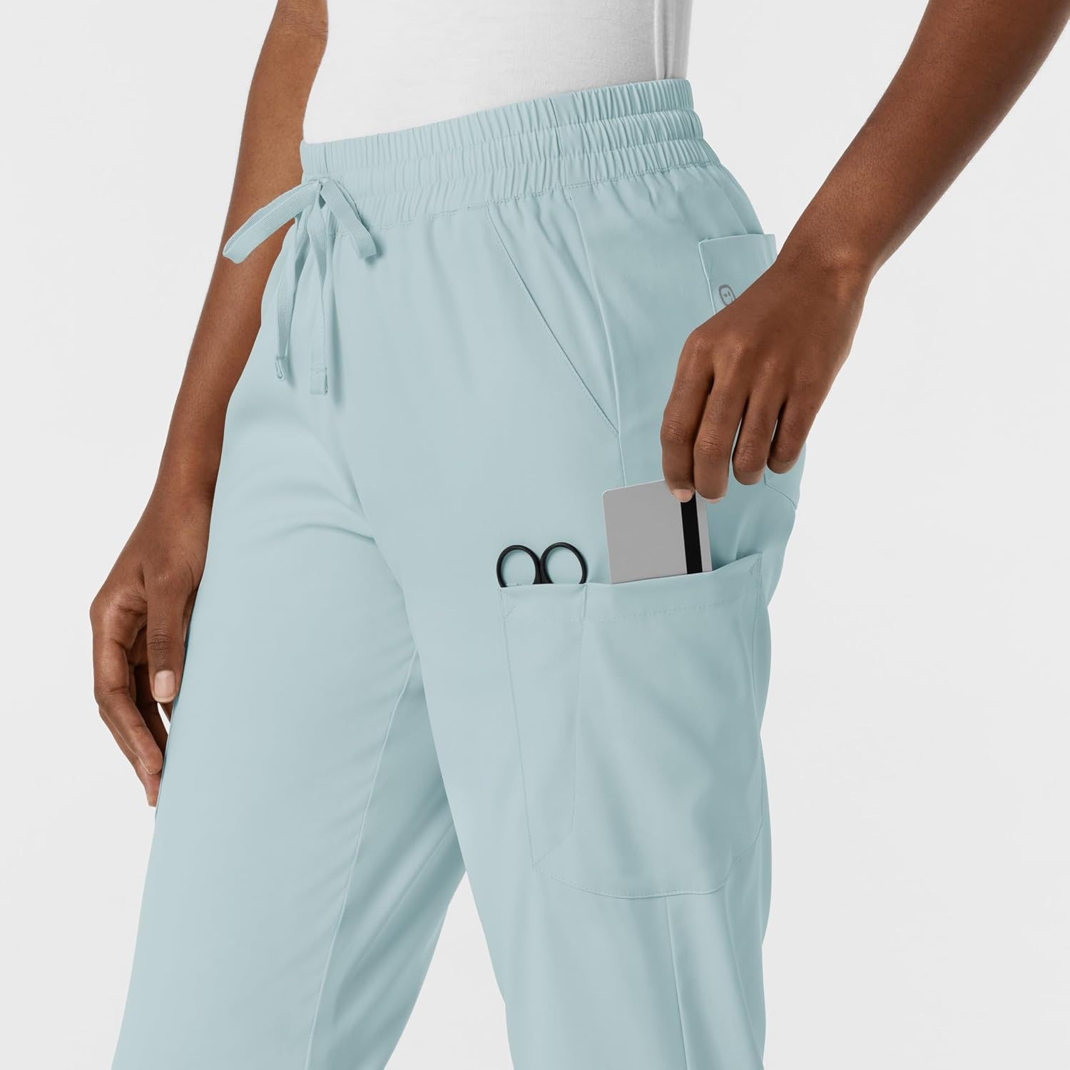 image:imageWink Boundless Womens Jogger Scrub PantSky Blue