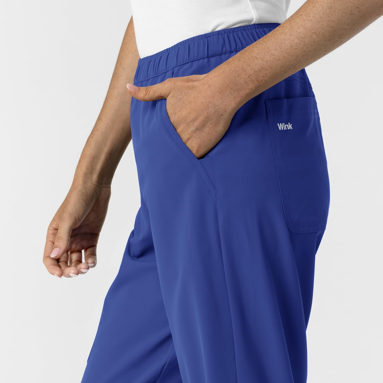 image:imageWink NURTUR Womens Slim Leg Scrub PantGalaxy Blue