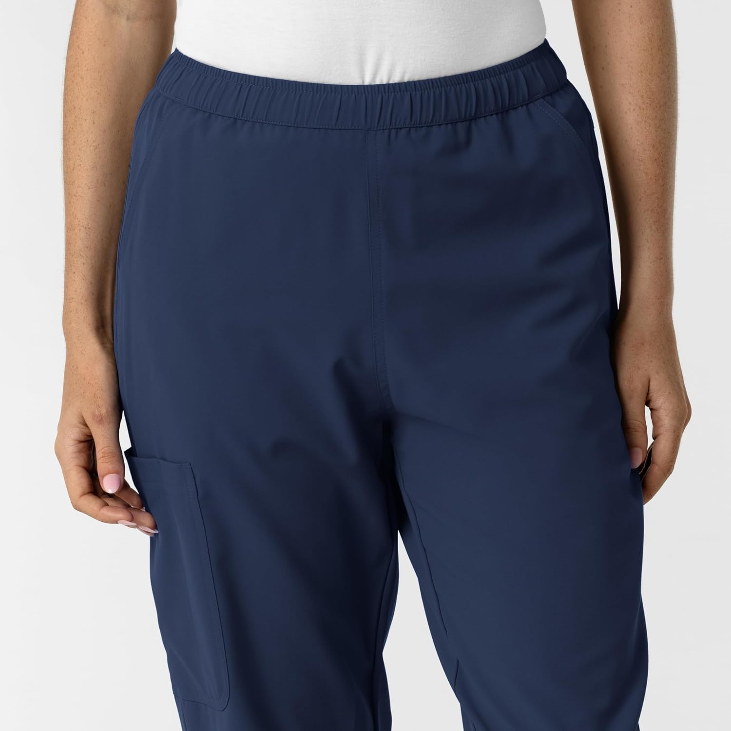 image:imageWink NURTUR Womens Slim Leg Scrub PantNavy