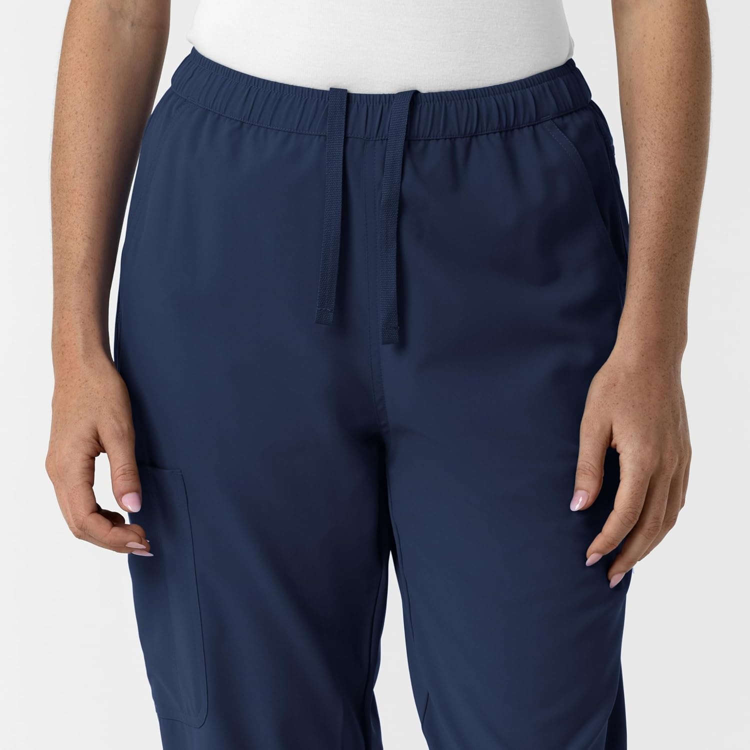 image:imageWink NURTUR Womens Slim Leg Scrub PantNavy