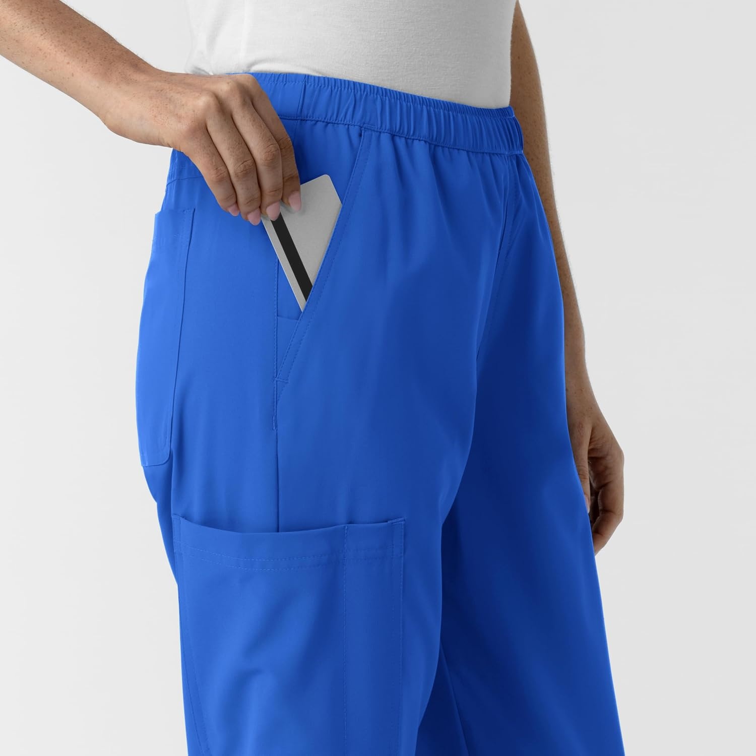 image:imageWink NURTUR Womens Slim Leg Scrub PantRoyal
