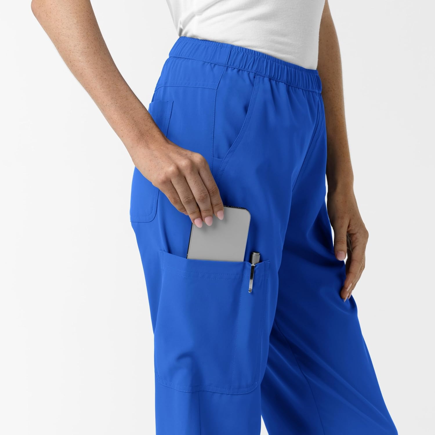 image:imageWink NURTUR Womens Slim Leg Scrub PantRoyal